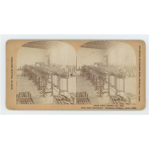 Zion Lace Industries Stripping Engine Stereoview