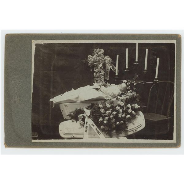 Post Mortem Baby Cabinet Photo