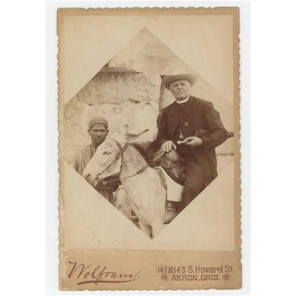 Egyptian Tourist Preacher Cabinet Photo