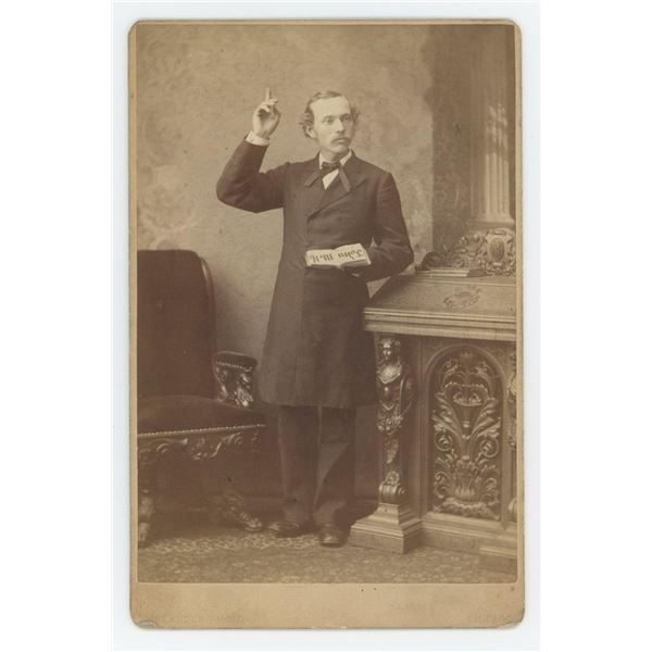 Occupational Preacher Reverend Cabinet Photo