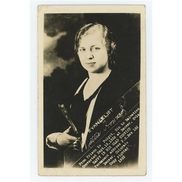 Mattie Howard Evangelist Religious Postcard
