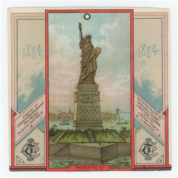 Root and Tinker Statue of Liberty Calendar Top