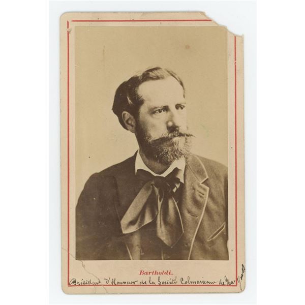 Frederic Auguste Bartholdi Cabinet Photo