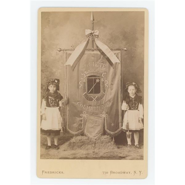 Bartholdi Colmar Society New York Cabinet Photo