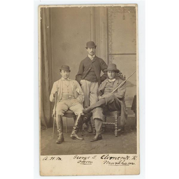 Early Named British Explorers CDV Photo