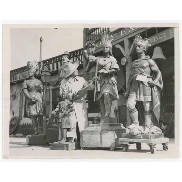 Arcadia California Cigar Store Indian Photo