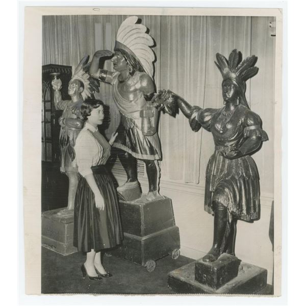 Rudolf Haffenreffer Cigar Store Indian Photo