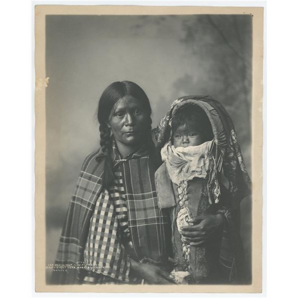 Rose & Hopkins Denver Ute Indian Photo