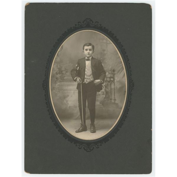 Jascha Heifetz Soviet Violinist as a Child Photo