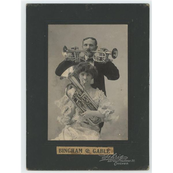Bingham & Gable Vaudeville Cabinet Photo
