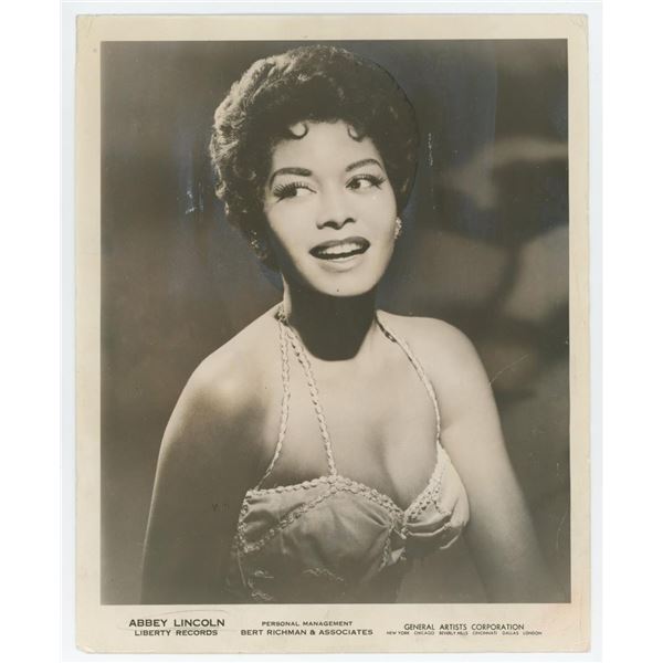 Abbey Lincoln Jazz Vocalist Photo