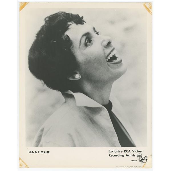 Lena Horne Civil Rights Activist Actress Photo