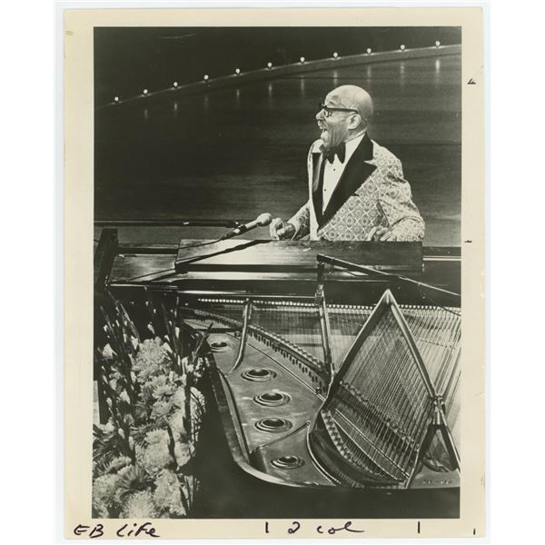 Eubie Blake Jazz Ragtime Pianist Photo
