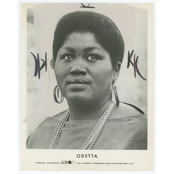Odetta Holmes Civil Rights Activist Singer Photo