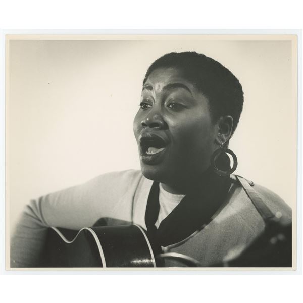 Odetta Holmes Civil Rights Activist Singer Photo