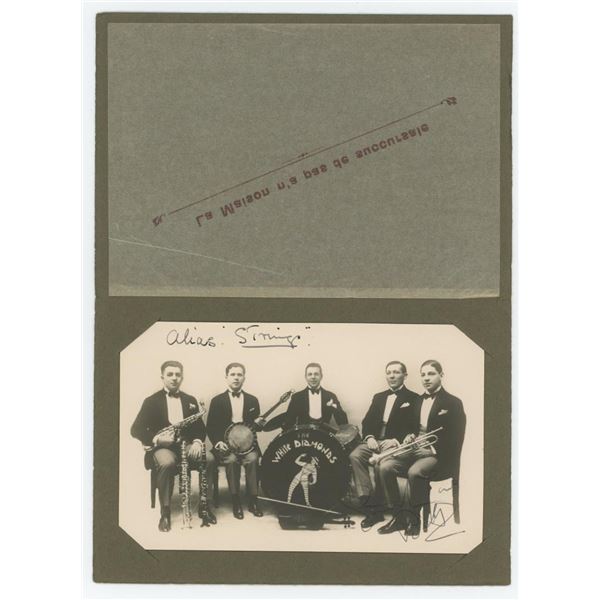 The White Diamonds Jazz Band Signed Photo