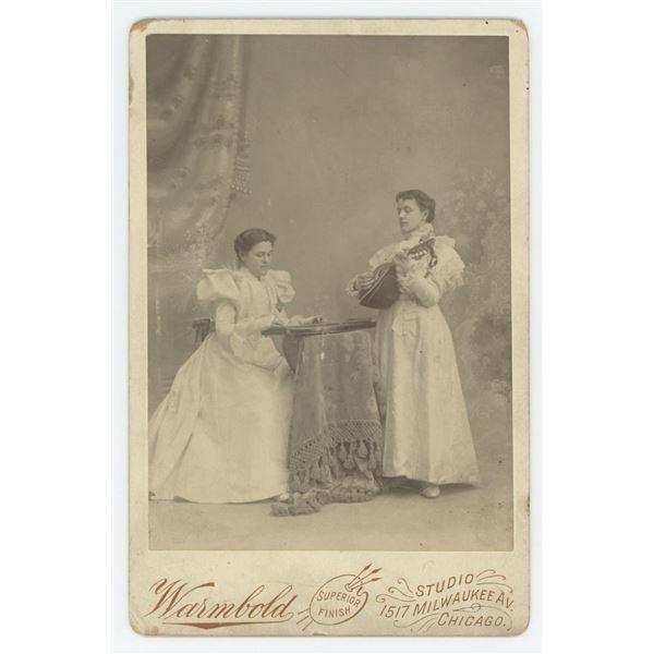 Occupational Female Musicians Cabinet Photo