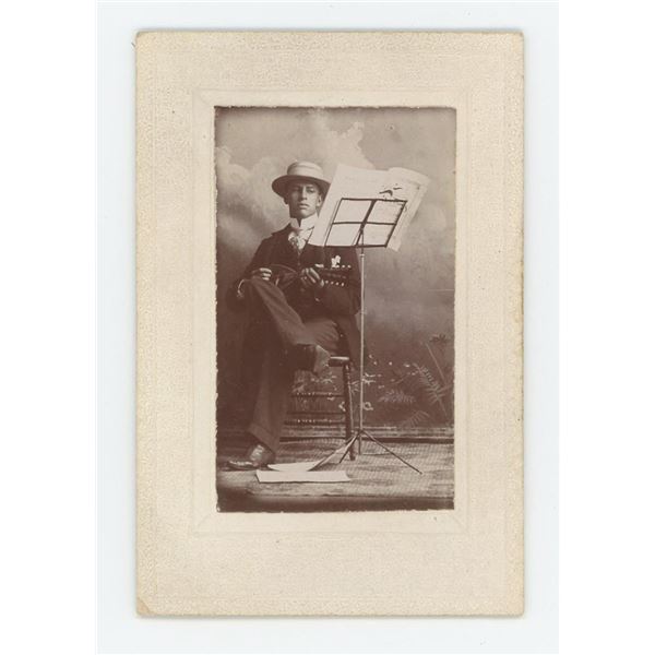 Occupational Mandolin Player Cabinet Photo