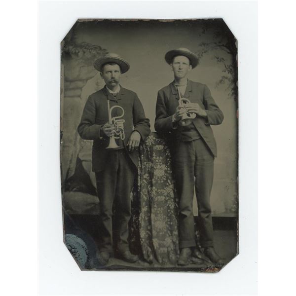 Occupational Musicians Tintype Photo