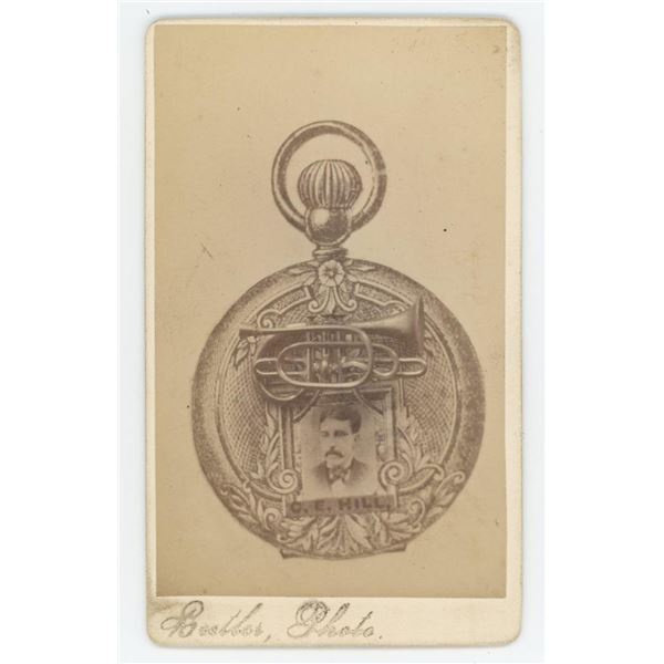 Charley E. Hill Jeweler Occupational CDV Photo