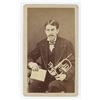 Image 1 : Fiske Rotary Cornet Occupational CDV Photo