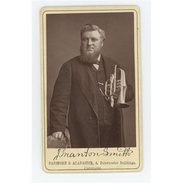 Joseph Manton Smith Cornet CDV Photo