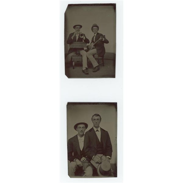 Musicians Occupational Gay Interest Tintype Photos
