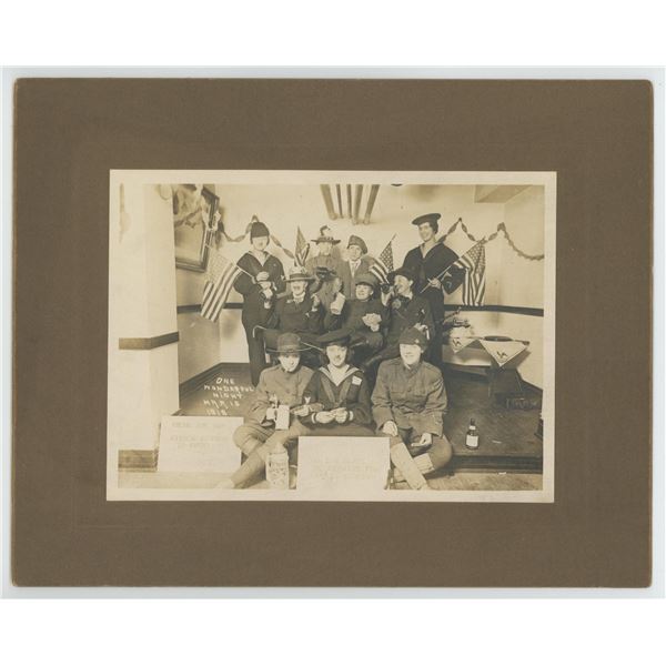 One Wonderful Night Silent Film Cabinet Photo