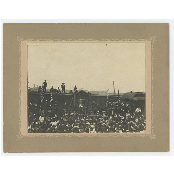 1915 US Liberty Bell Tour Cabinet Photo