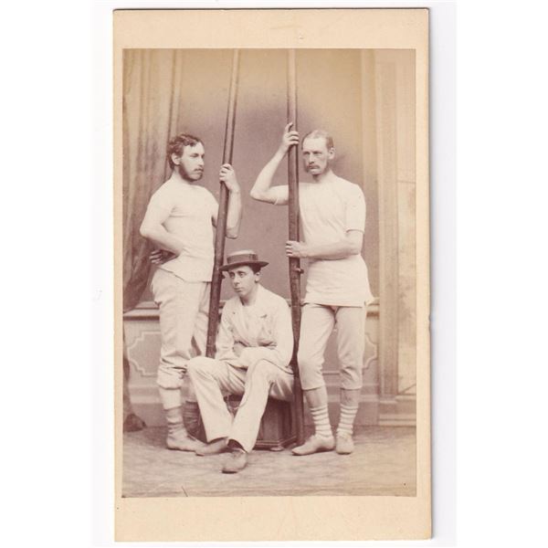 Rowing Team Occupational CDV Photo