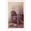 Image 1 : Man with Dog CDV Photo Rowing Team