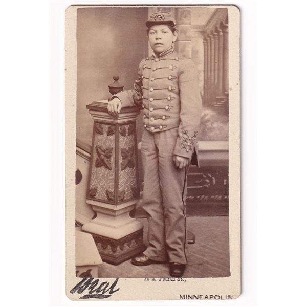 Civil War West Point Native Indian Cadet Photo