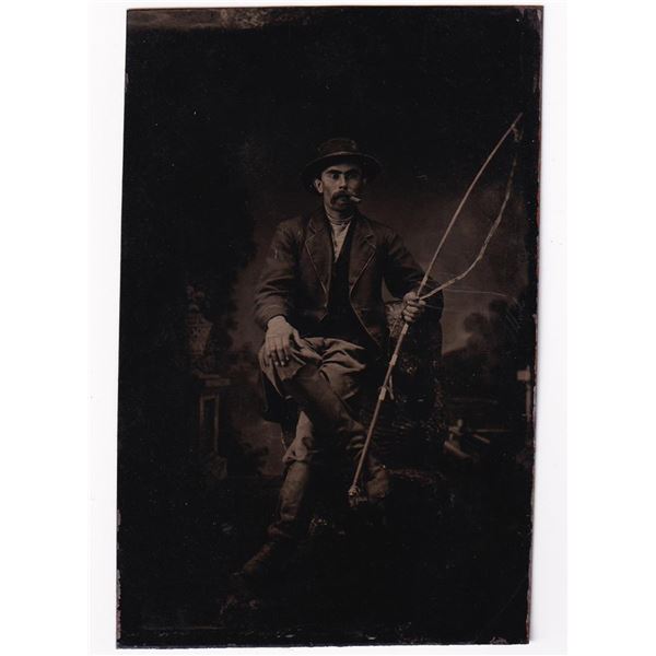 Stagecoach Driver Occupational Tintype Photo