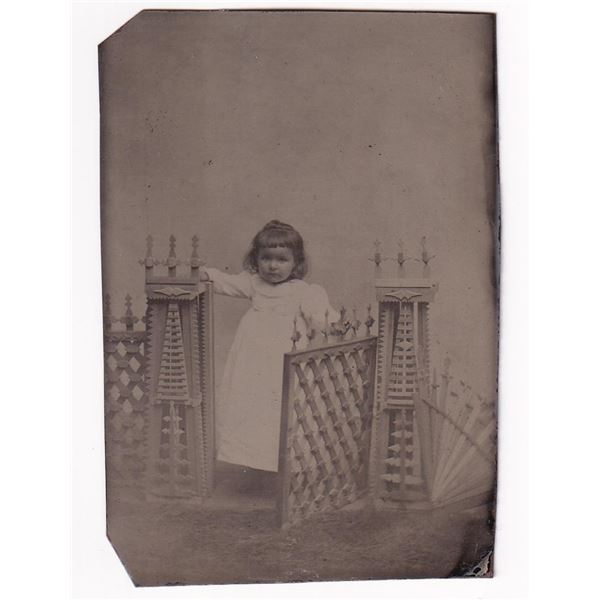 Occupational Daughter of a Carpenter Tintype Photo