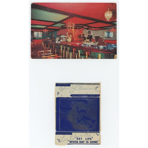 Hyp Guinles Door Show Lounge Signed Ephemera