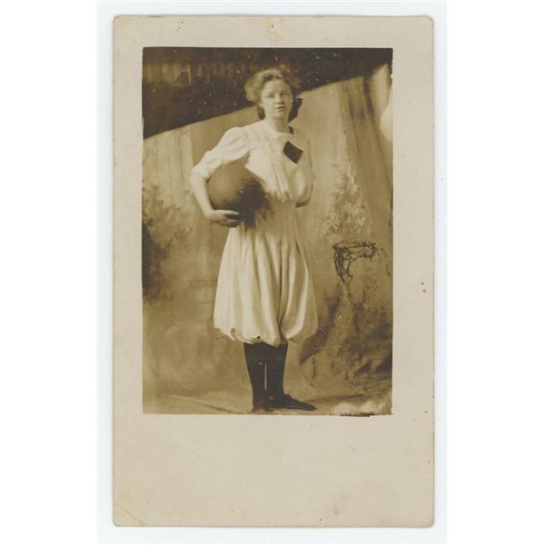 Womens Basketball RPPC Postcard