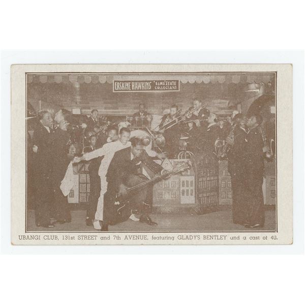 Erskine Hawkins Orchestra Jazz RPPC Postcard
