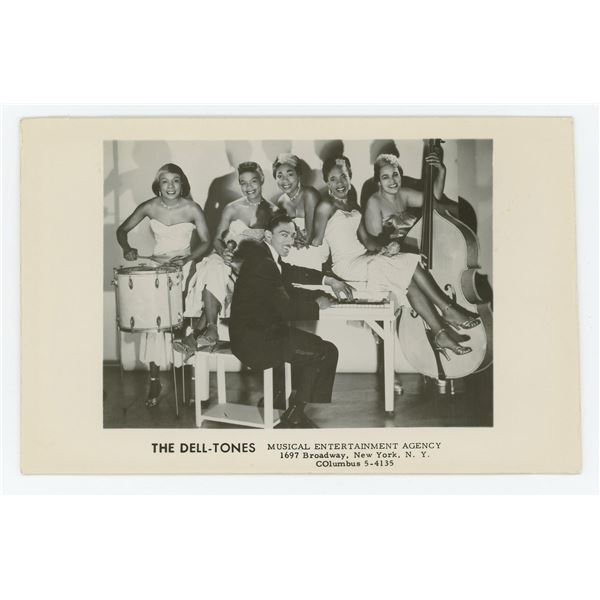 The Dell Tones Jazz RPPC Postcard