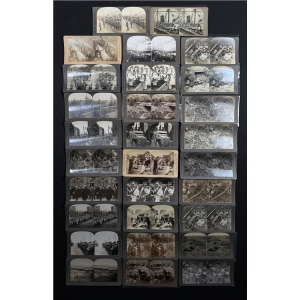 WW1 WWI Military and Warfare Stereoviews