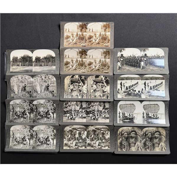 Papua New Guinea Tribe Stereoviews