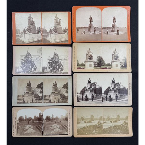Collection of Lincoln Monument Stereoviews