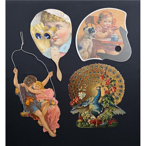 Collection of Advertising Fans and Permiums