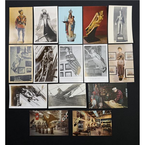 Carved Ship Figurehead Postcards