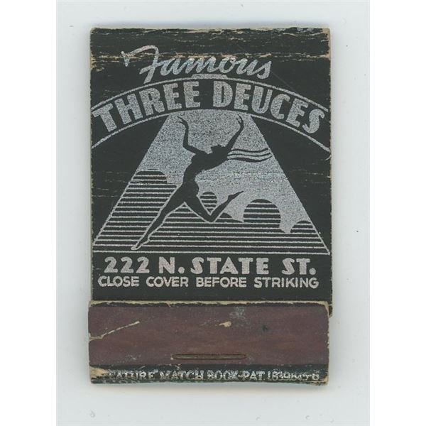 Three Deuces Al Capone Club Matchbook
