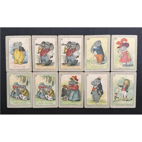 Victorian Anthropomorphic Lithograph Cards
