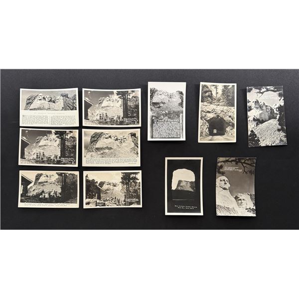 Mount Rushmore Monument RPPC Postcards