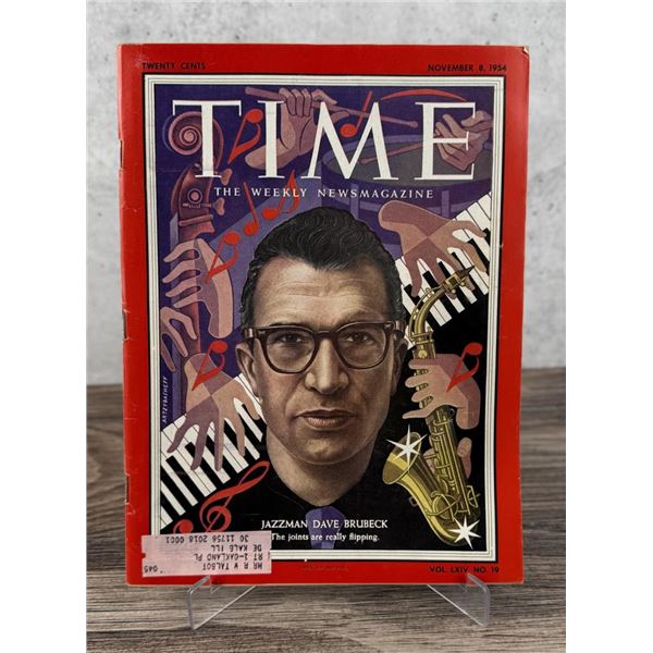 1954 Dave Brubeck Jazzman Time Magazine