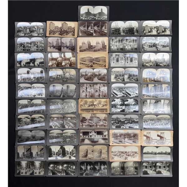 Collection of Cityscape City Stereoviews