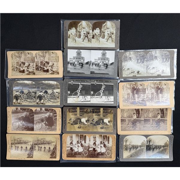 Collection of Bicycle Stereoviews