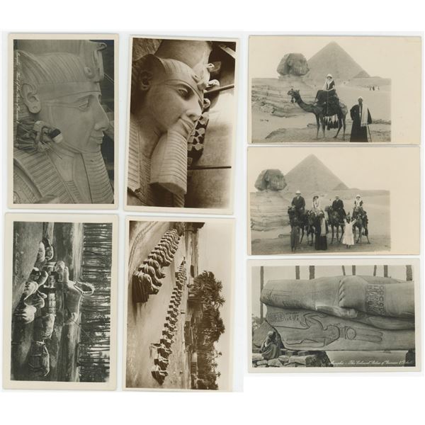 Collection of Egypt RPPC Postcards